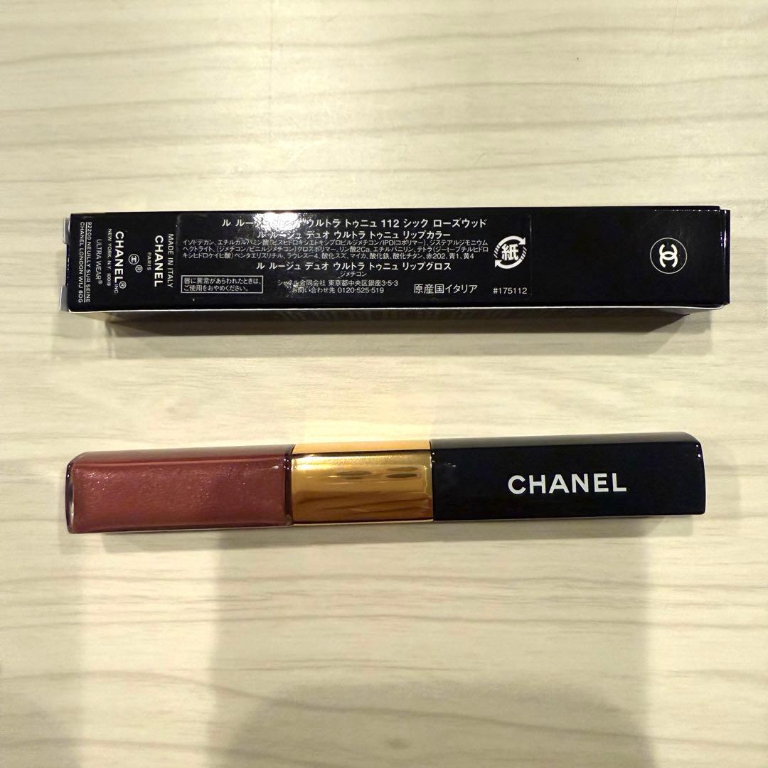 シャネル　ル ルージュ　デュオ　ウルトラ　トゥニュ　112 おまけ付き