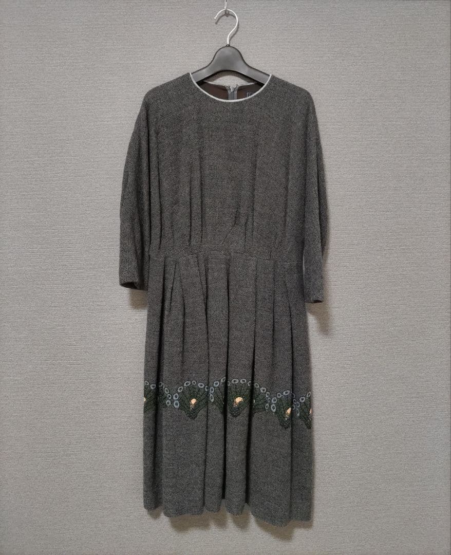 mina perhonen ミナ・ペルホネン peacock ワンピース 36