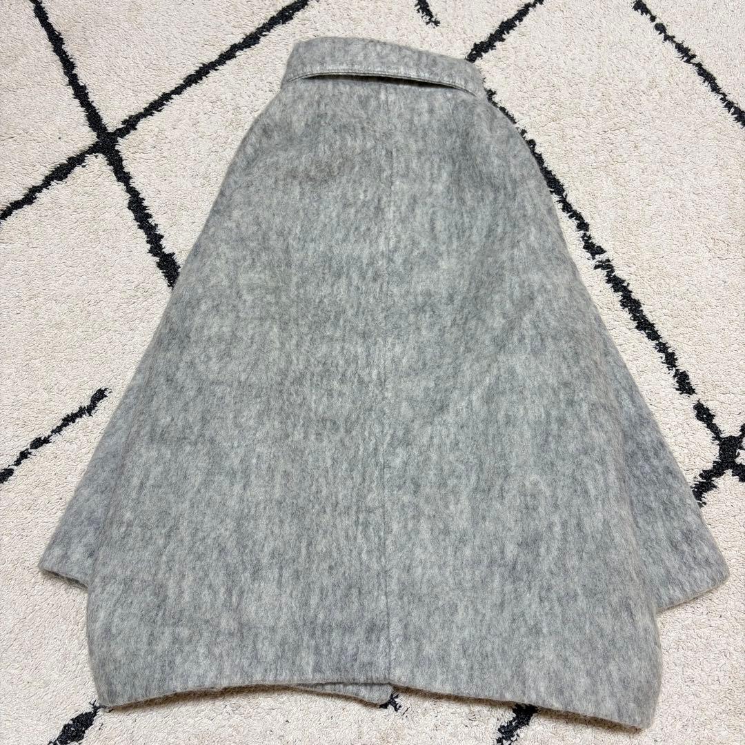 【超美品】コラージュ　ガリャルダガランテ　シャギーコート　ライトグレー