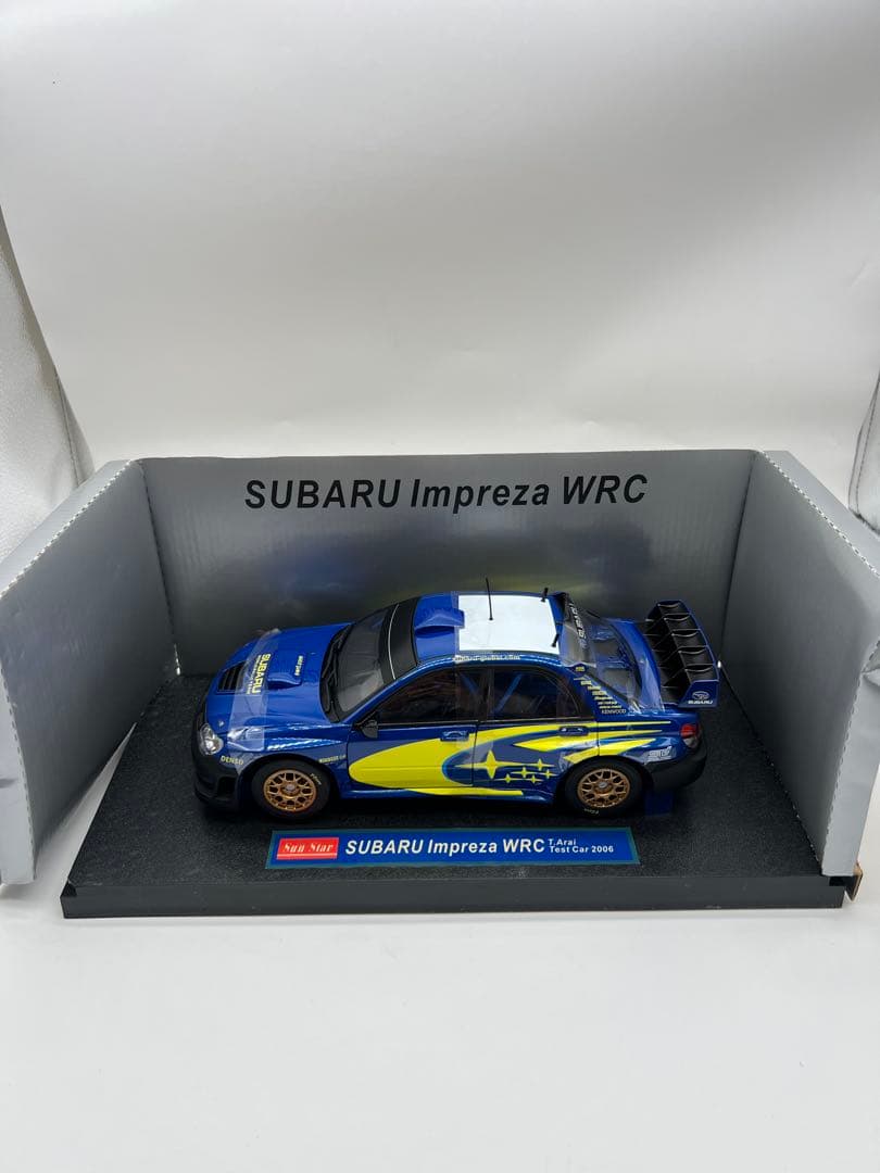 No320ミニカー1/18箱あり SUBARU IMPREZA WRC