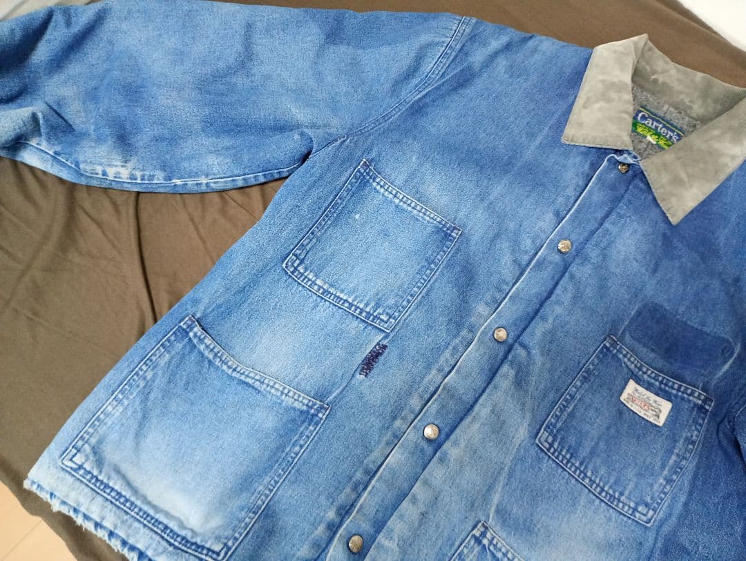 カーターズ carters 70-80S 列車タグ デニム カバーオール