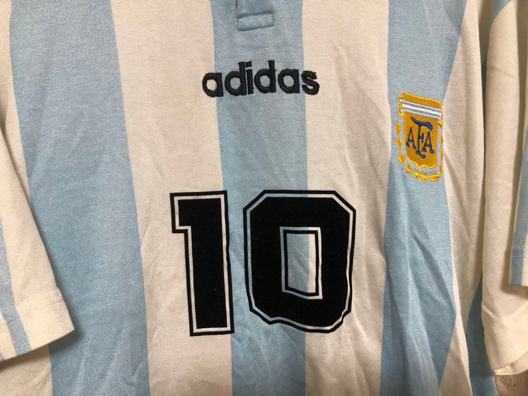 アルゼンチン代表1994 マラドーナ 当時もの Wカップ代表ラストモデル 90s