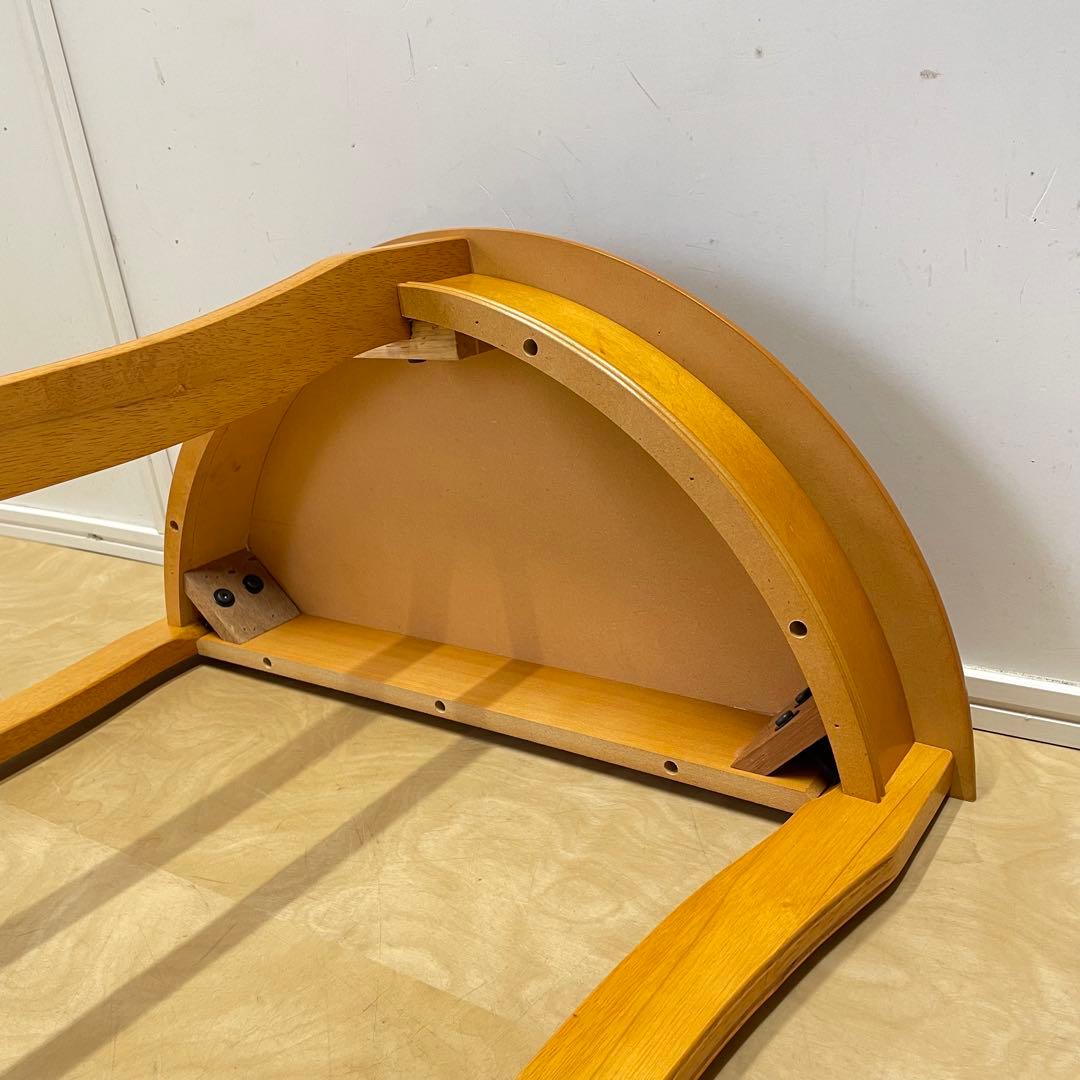 コンソールテーブル 半円 3本脚 花台 サイドテーブル 飾り台 ナチュラル