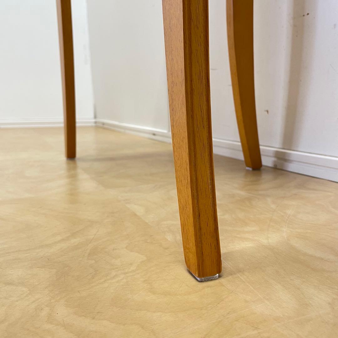 コンソールテーブル 半円 3本脚 花台 サイドテーブル 飾り台 ナチュラル