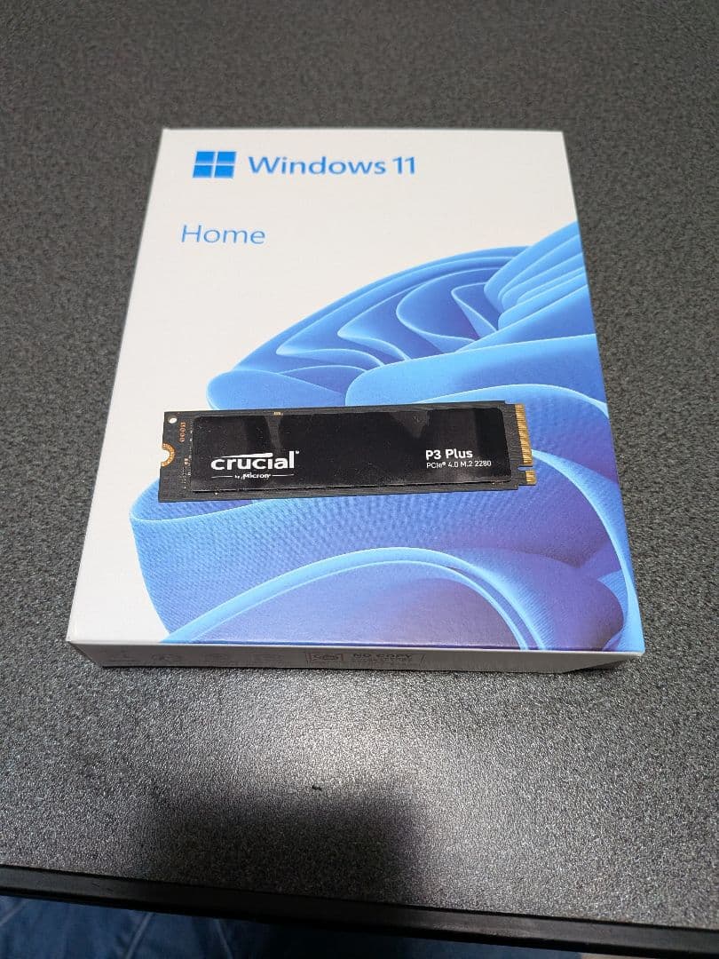 crucial P3Plus M.2 2280 1000GB＆windows11