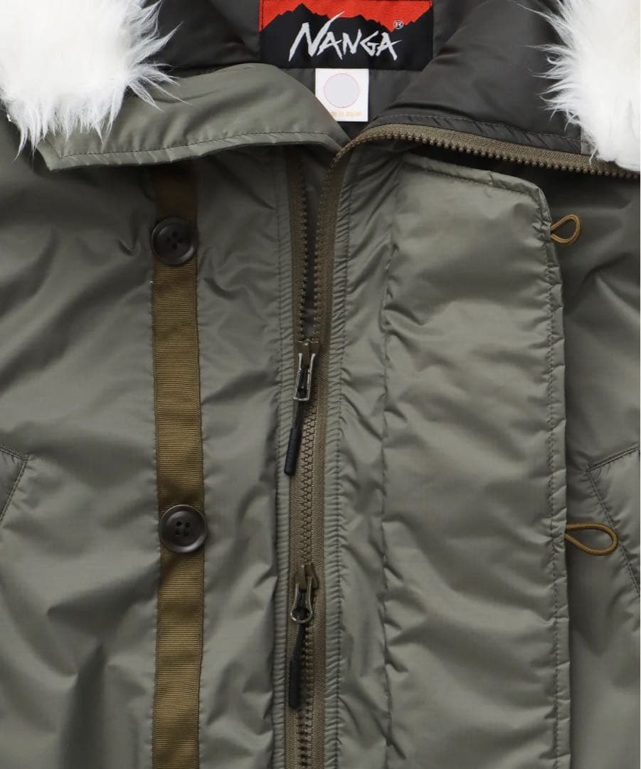 ［NANGA×FIDELITY］3LAYER DAWN N-3B（Olive）M