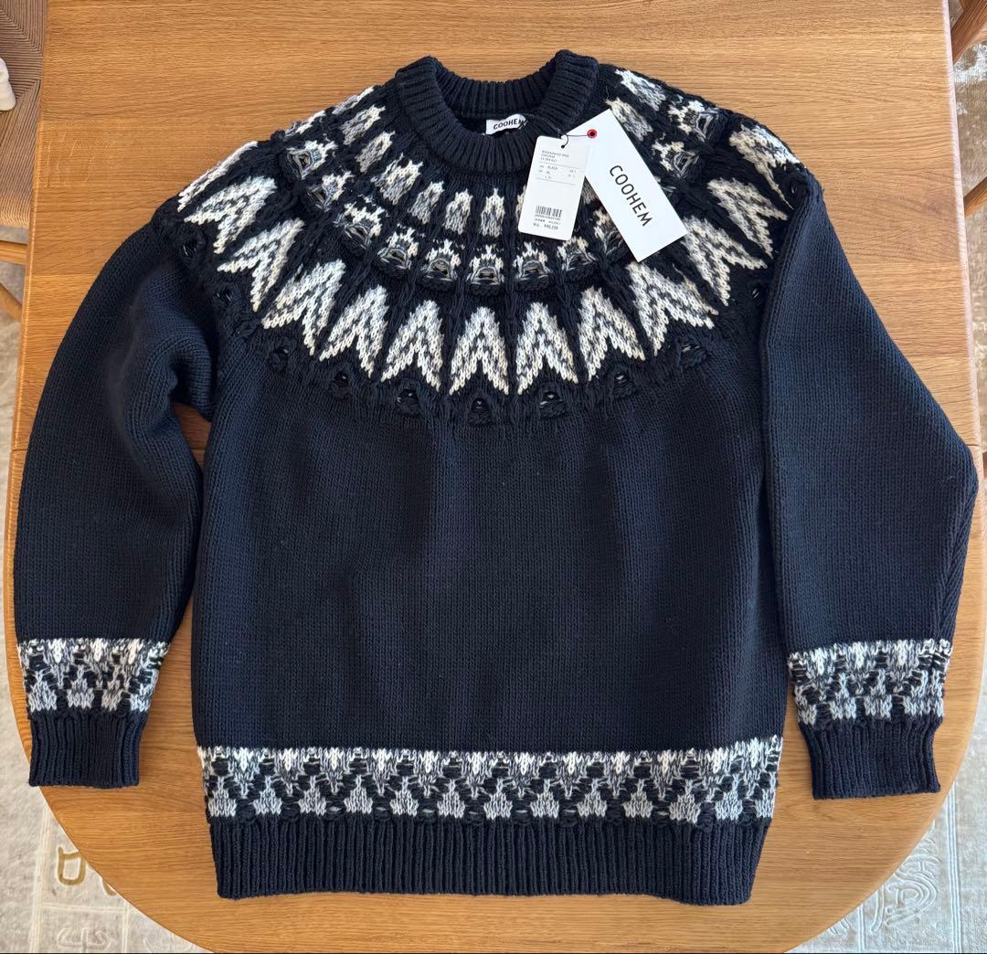 COOHEM ノルディック柄セーター X L