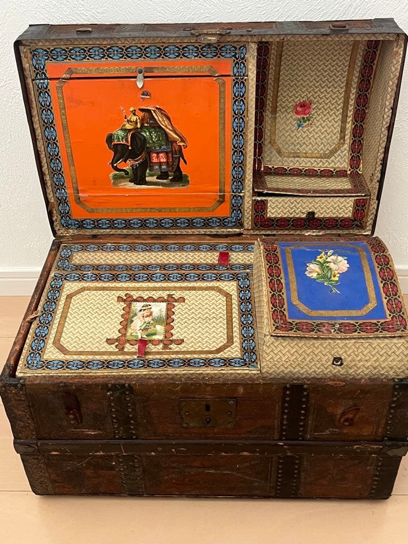 アンティークドール トランク