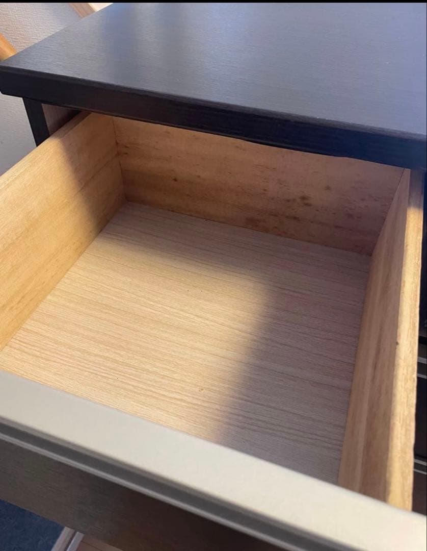 ニトリ　ダークブラウン 6段チェスト