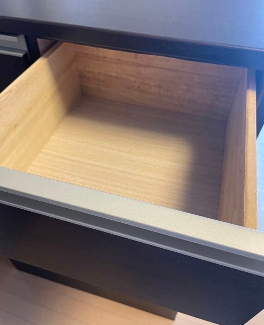 ニトリ　ダークブラウン 6段チェスト