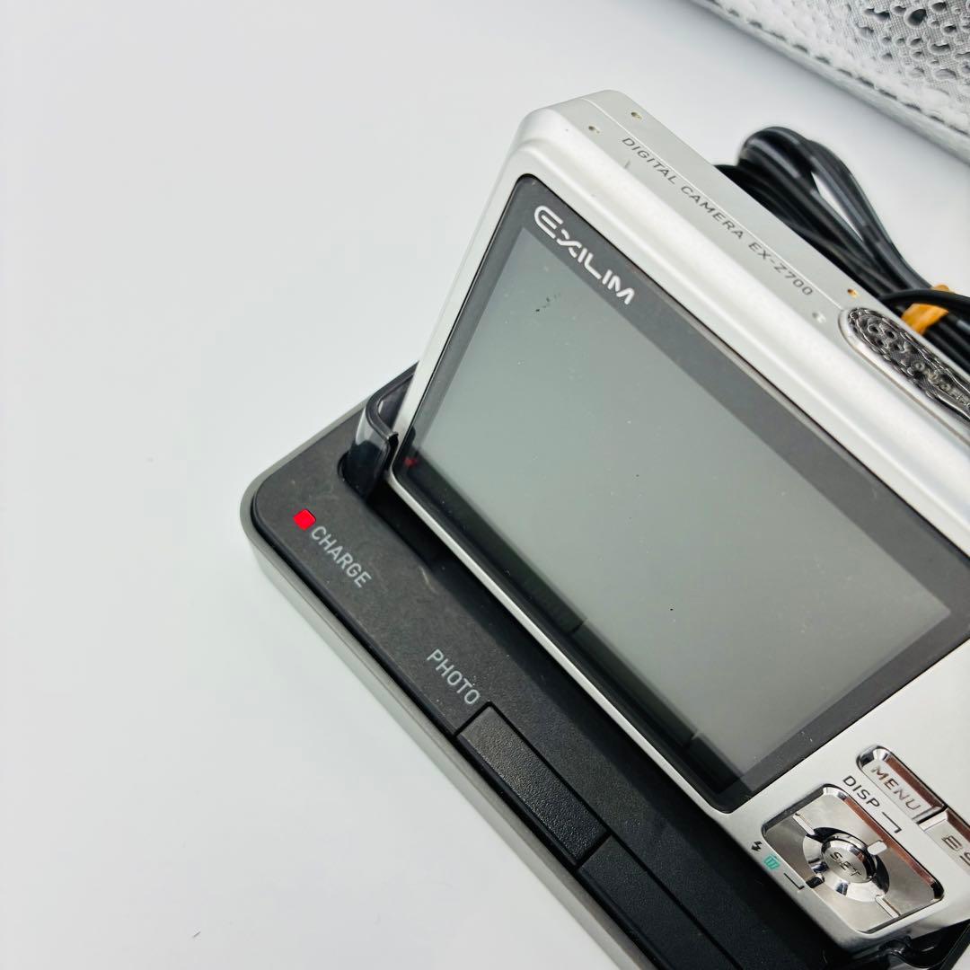 CASIO EXILIM EX-Z700 シルバー カシオ デジカメ 動作確認済