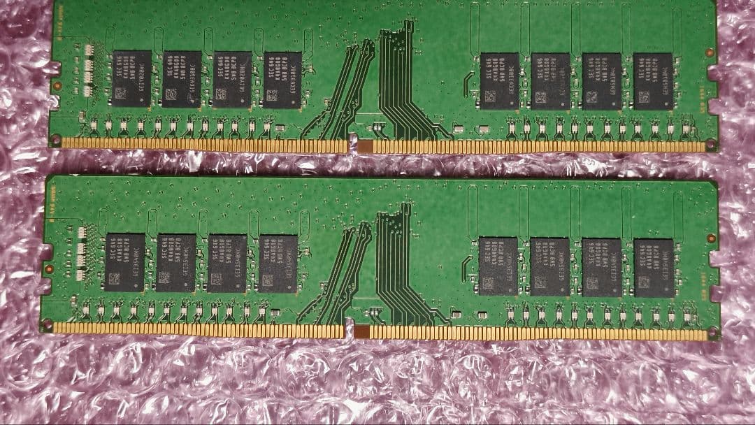 ddr4 16gx2枚 32g 動作確認済み ⑤