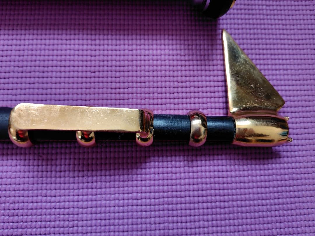 消防団退団記念品　鳶口、放水口