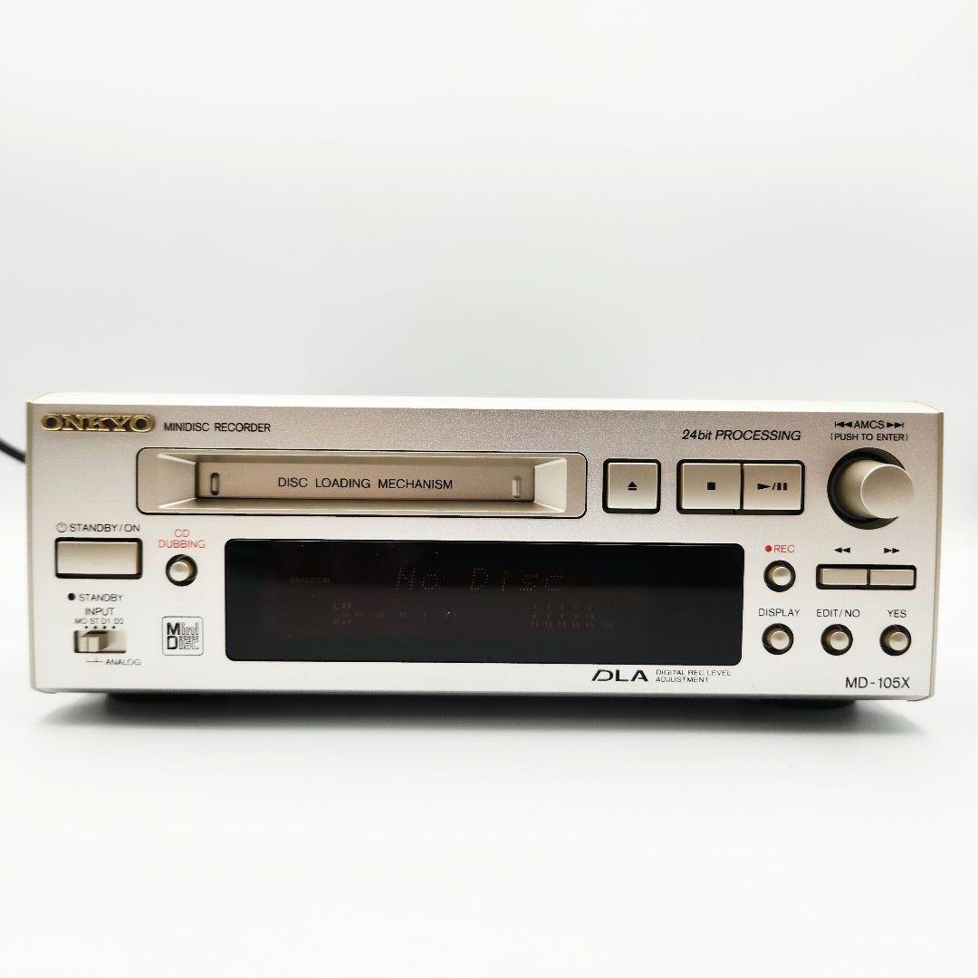 【正常動作品】ONKYO MD-105X MDレコーダー