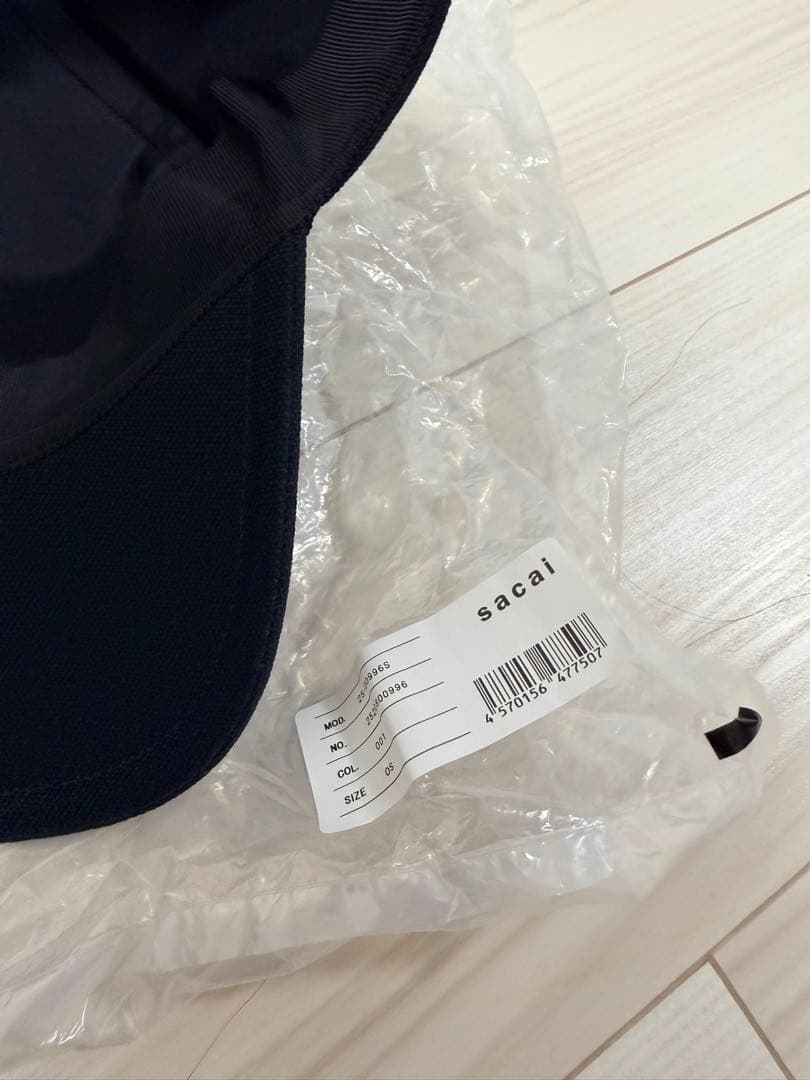 25aw sacai Carhartt WIP Duck Cap 黒 ブラック