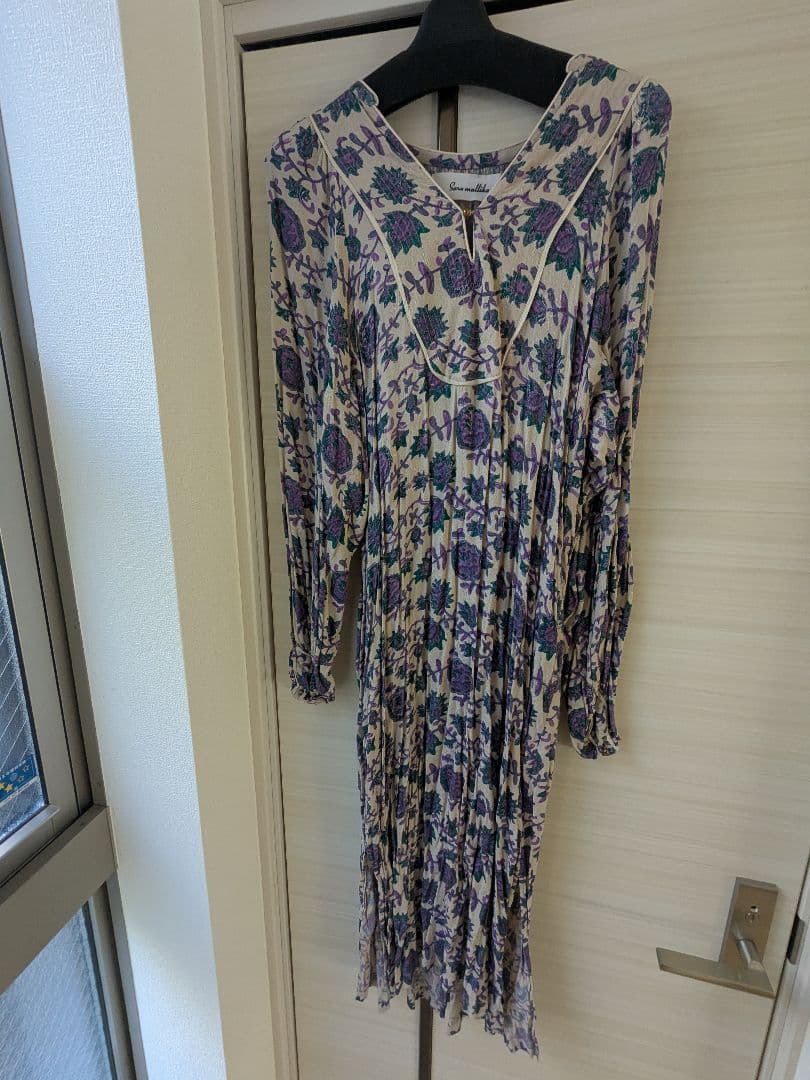 サラマリカ　オリジナルプリントフラワーワンピース　パサンドバイヌキテパ　レーヨン