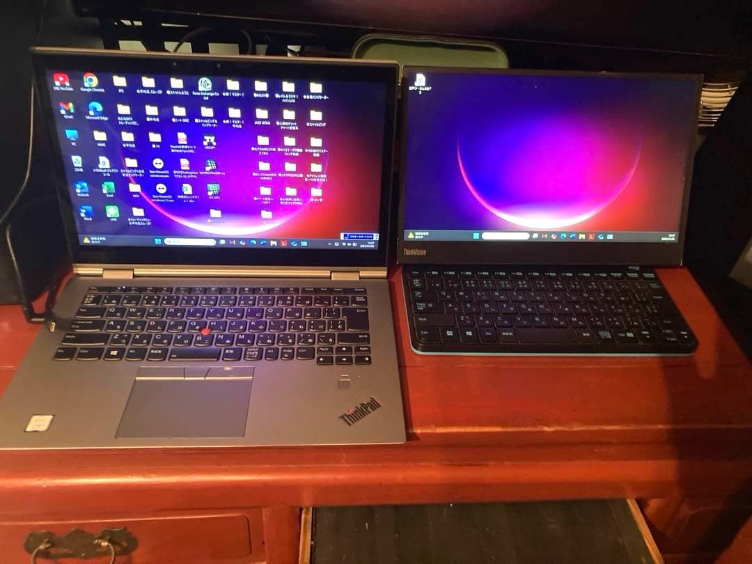 超人気モバイルモニターLenovoThinkVision M14シンクヴィジョン