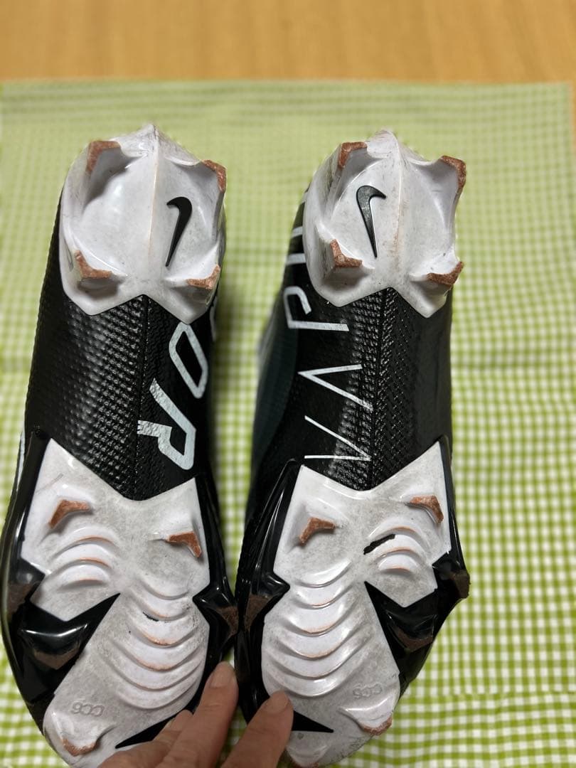 Nike Vapor スパイク ブラック/ホワイト