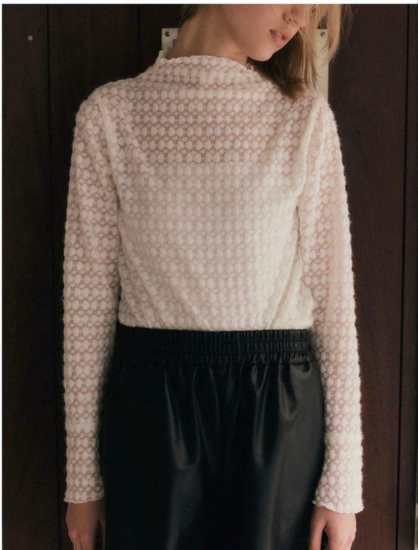 キャンディーシアー長袖トップス