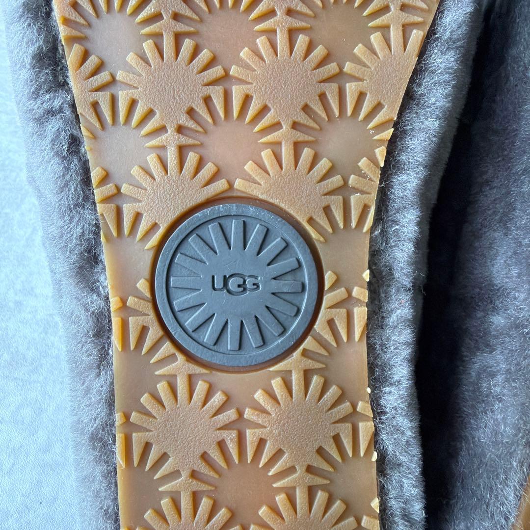 ⭐️未使用⭐️UGG アグ フラッフイヤー スライド サンダル 23cm グレー
