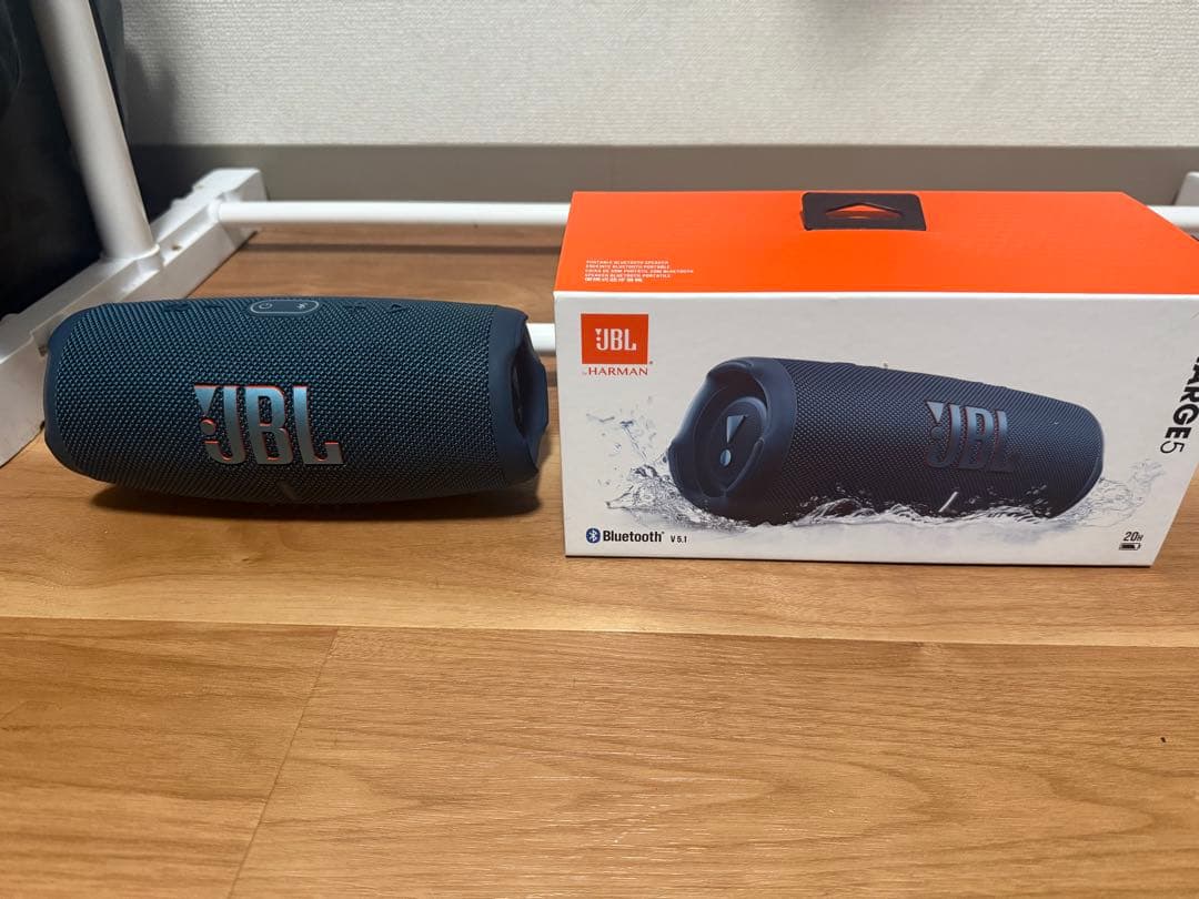 美品　JBL Charge 5 ダークブルー ワイヤレススピーカー