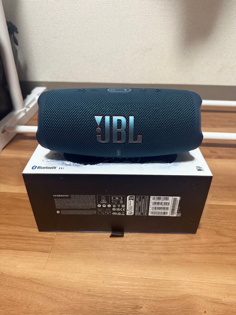 美品　JBL Charge 5 ダークブルー ワイヤレススピーカー