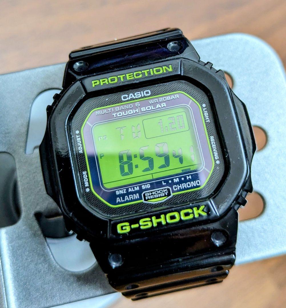 CASIO G-SHOCK タフソーラー ブラック/グリーン