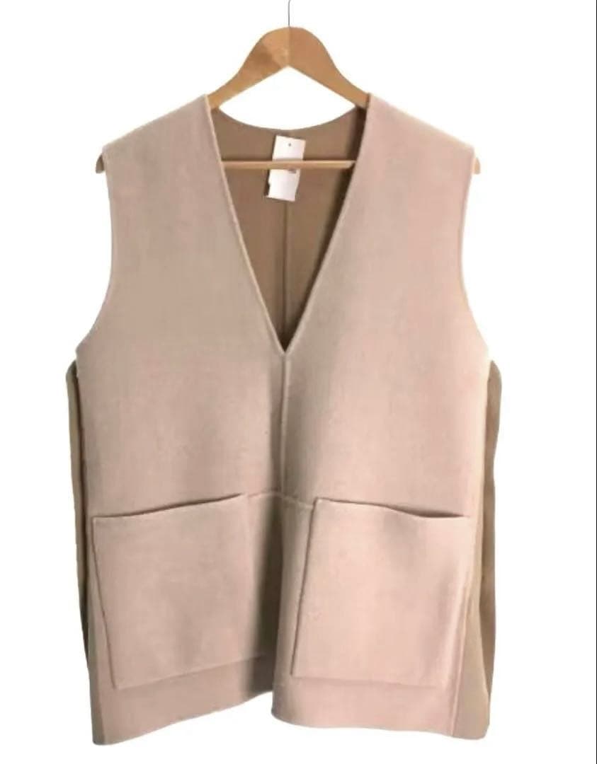 OHGA オーガ / キャメルウールリバーベスト