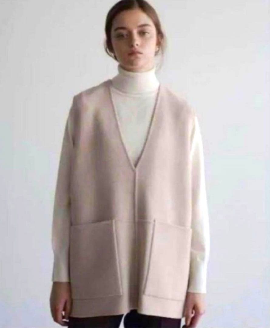 OHGA オーガ / キャメルウールリバーベスト