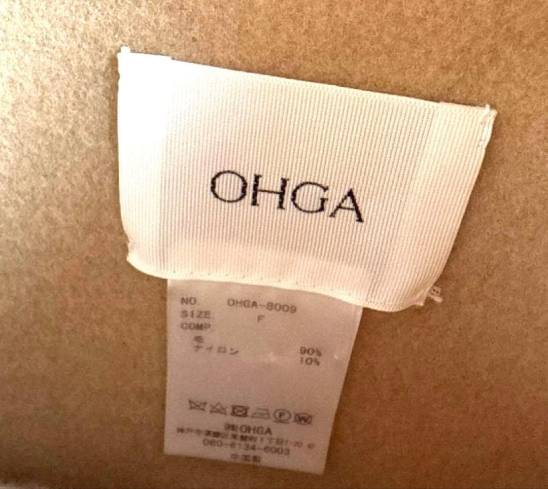 OHGA オーガ / キャメルウールリバーベスト