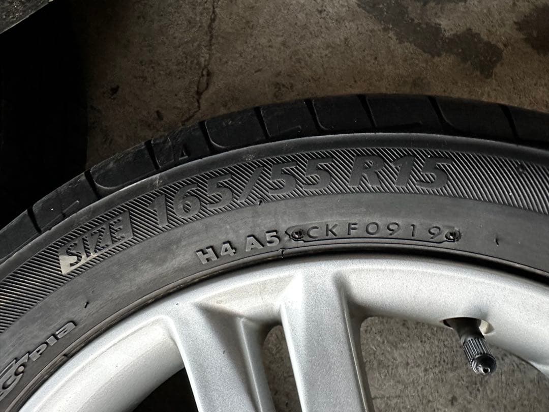 ダイハツ純正/4.5J-15 165/55R15 他社流用可能