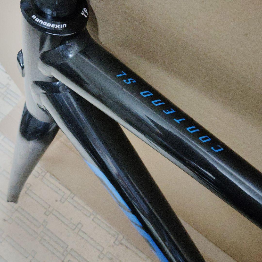 Giant ロードバイクフレーム ブラック/ブルー