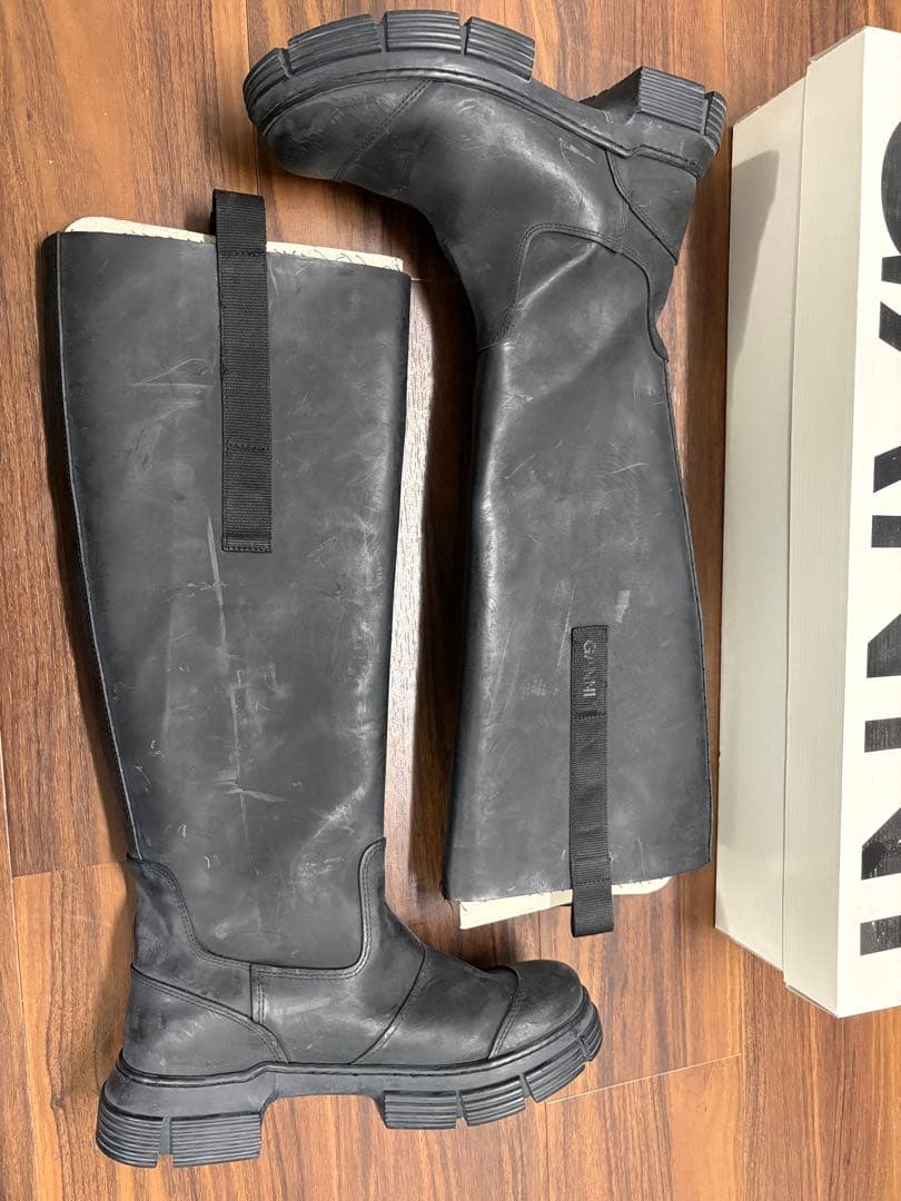 GANNI ラバーブーツ サイズ38 着用2回