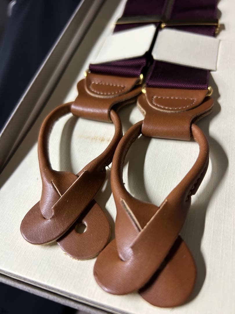 デッドストック級　Trafalgar サスペンダー　輸入品