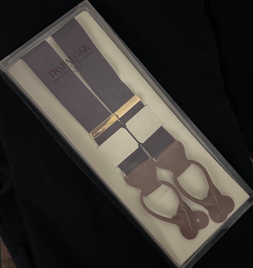 デッドストック級　Trafalgar サスペンダー　輸入品