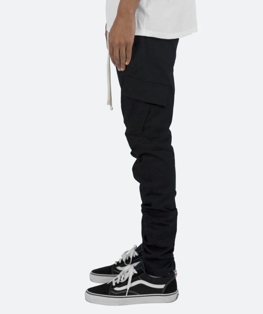 パンツ mnml ZIP CARGO DRAWCORD PANTS / BLACK4