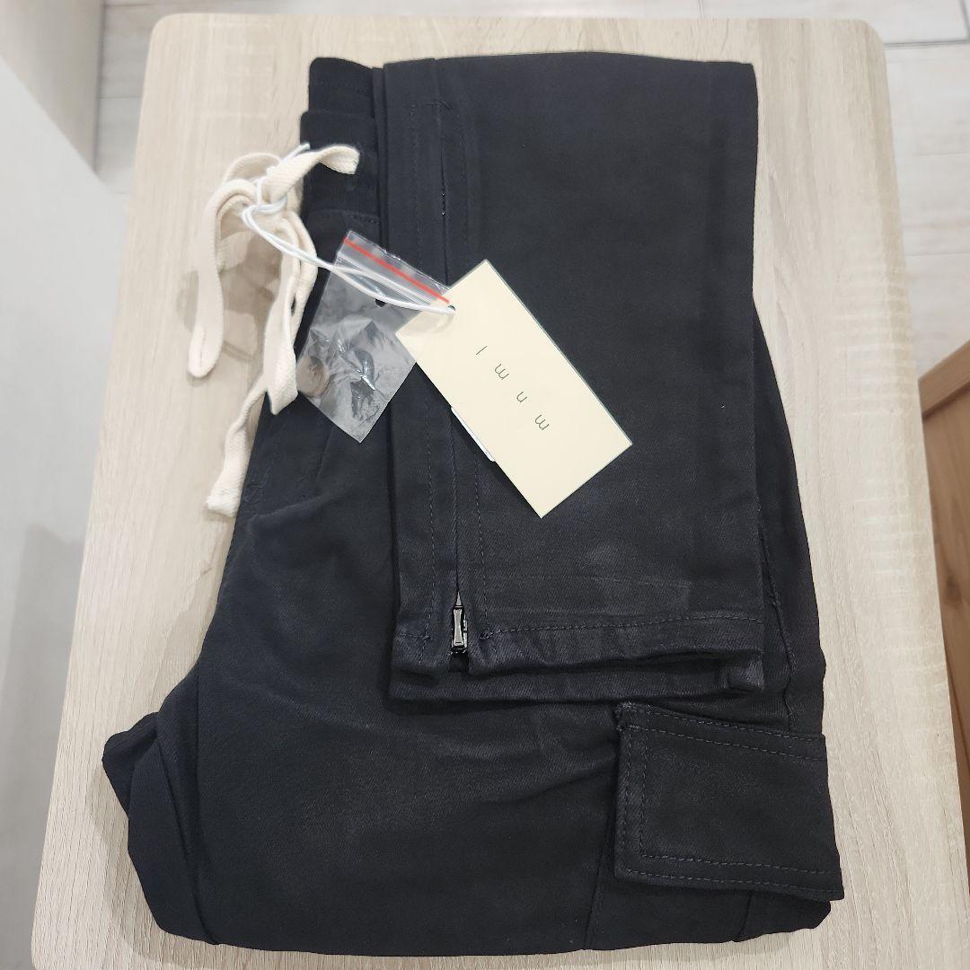 パンツ mnml ZIP CARGO DRAWCORD PANTS / BLACK4