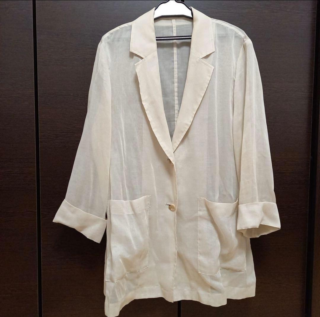 NOBLE シースルーオーバーサイズ　テーラードジャケット