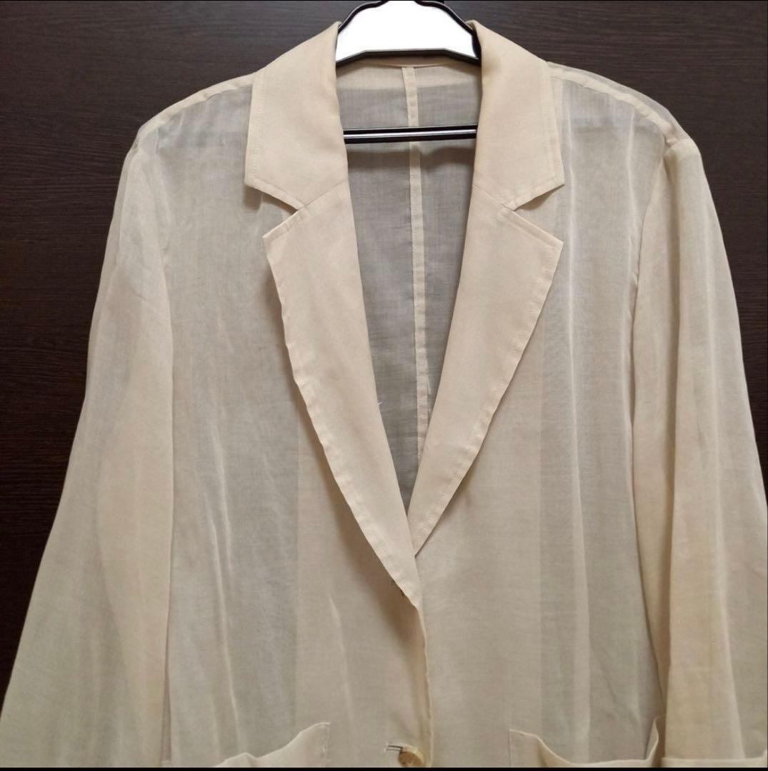 NOBLE シースルーオーバーサイズ　テーラードジャケット