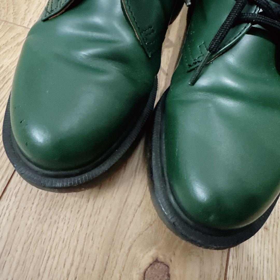 Dr. Martens 1461 3ホールシューズ ローファー グリーン UK4
