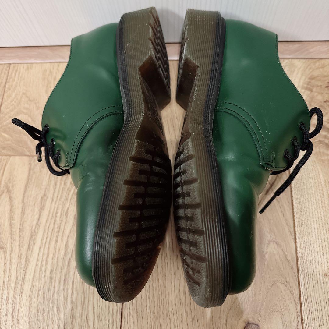 Dr. Martens 1461 3ホールシューズ ローファー グリーン UK4