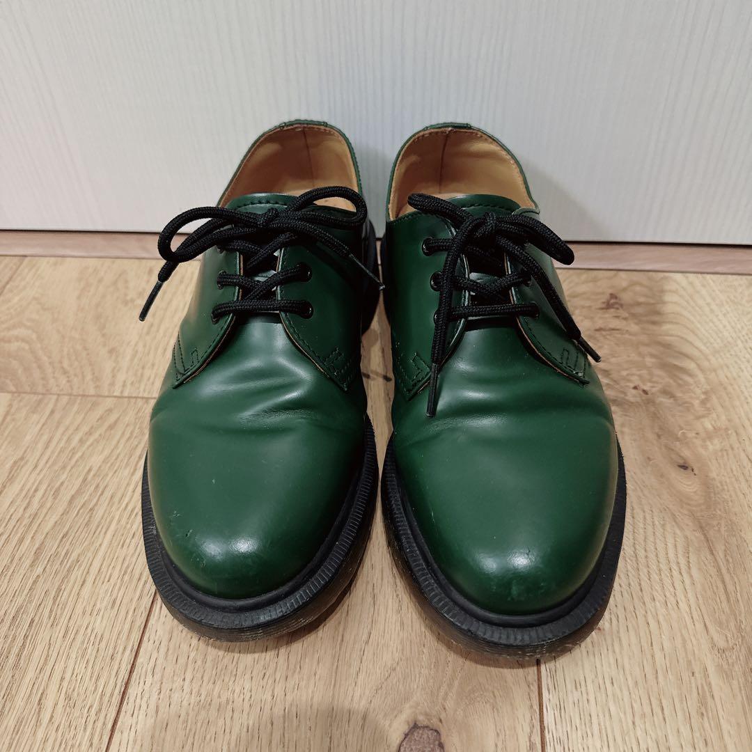 Dr. Martens 1461 3ホールシューズ ローファー グリーン UK4