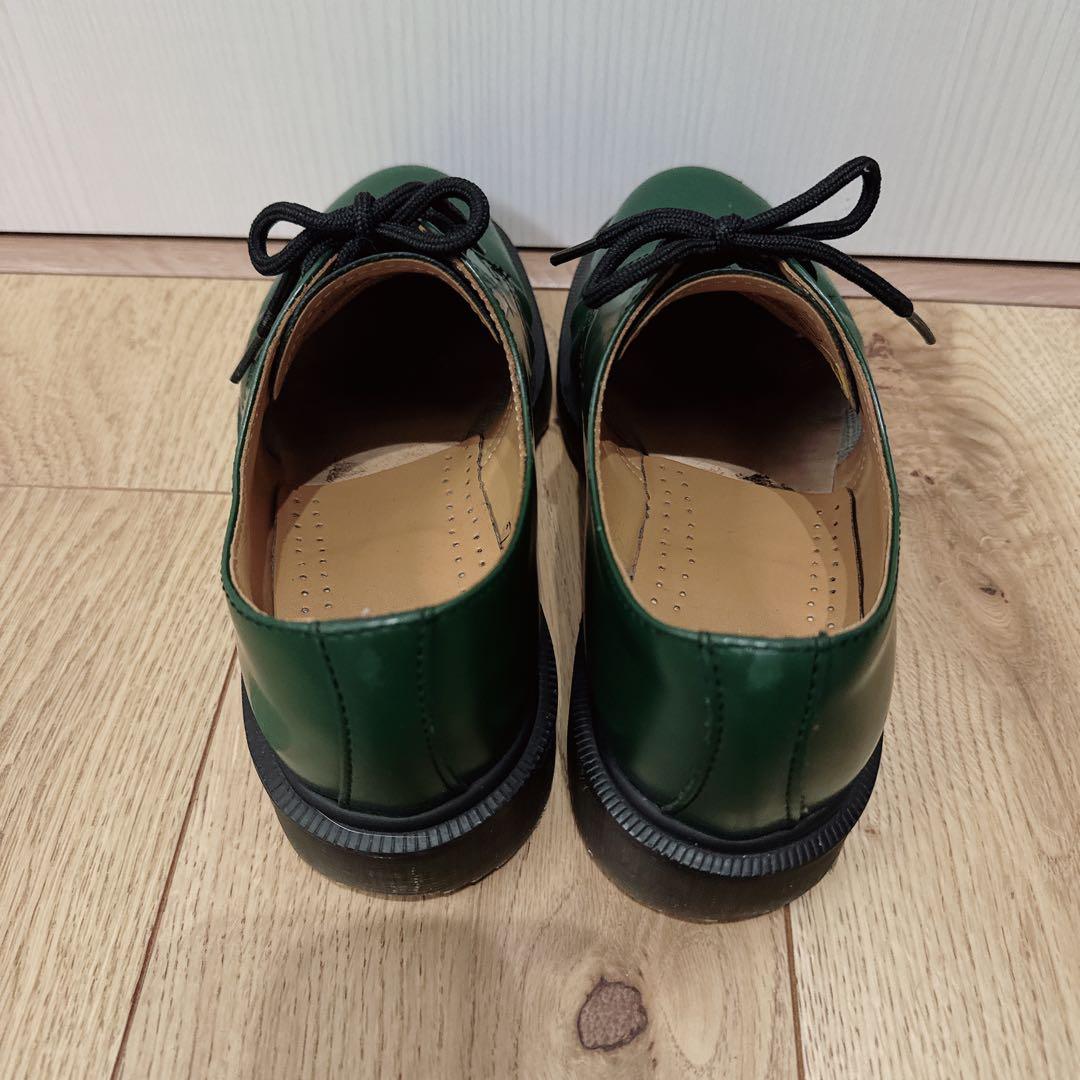 Dr. Martens 1461 3ホールシューズ ローファー グリーン UK4