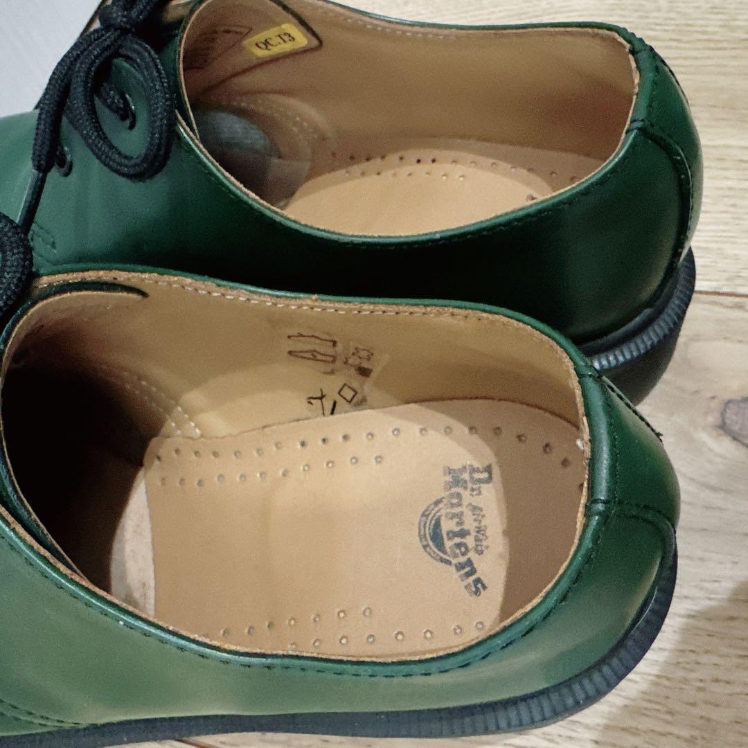 Dr. Martens 1461 3ホールシューズ ローファー グリーン UK4