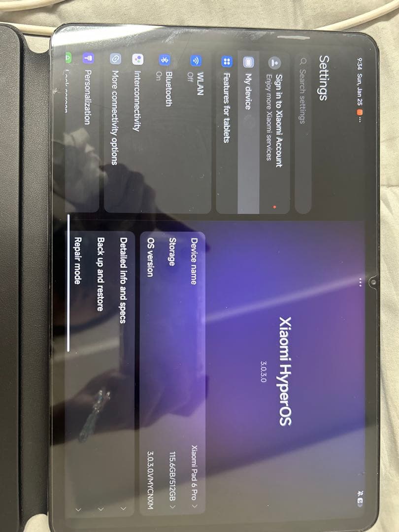 Xiaomi Pad 6 Pro(12GB/512GB)+keyboard中国版