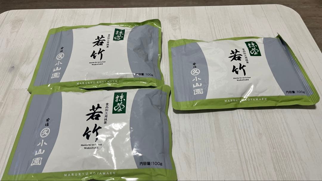 丸久小山園若竹抹茶100g×3個セット