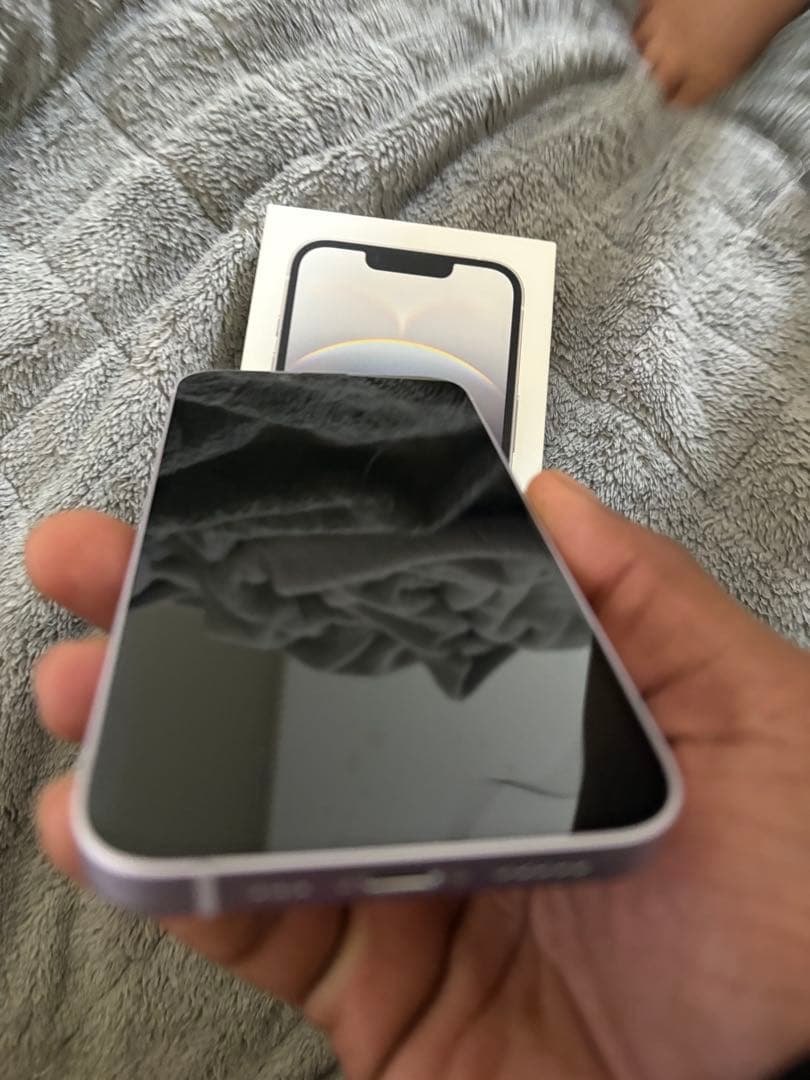 iPhone 14pro パープル 128GB バッテリー86%SIMフリー