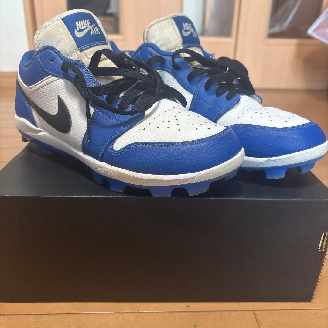 NIKE ジョーダン 1 野球　スパイク　ロー　　26cm ゲームロイヤル