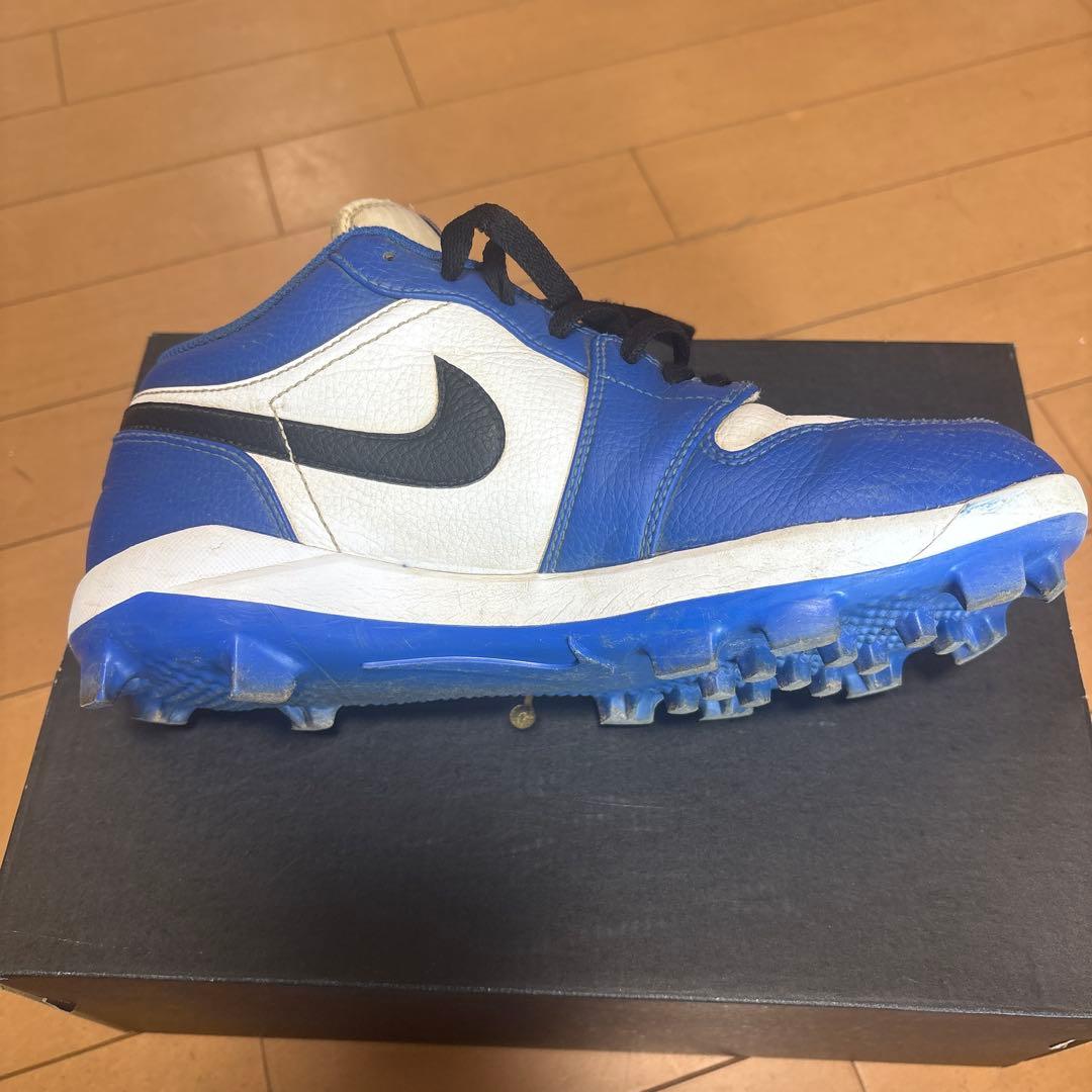 NIKE ジョーダン 1 野球　スパイク　ロー　　26cm ゲームロイヤル