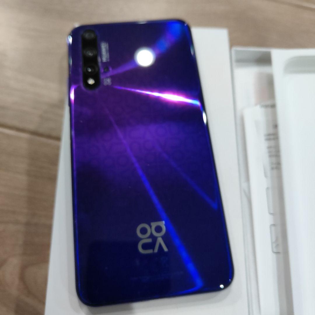 HUWAEI NOVA 5T 128MB SIMフリー Spigenケースなど付